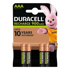 "Duracell Staycharged AAA 4Pcs - Ultra-Long Lasting Rechargeable Batteries | 203822"